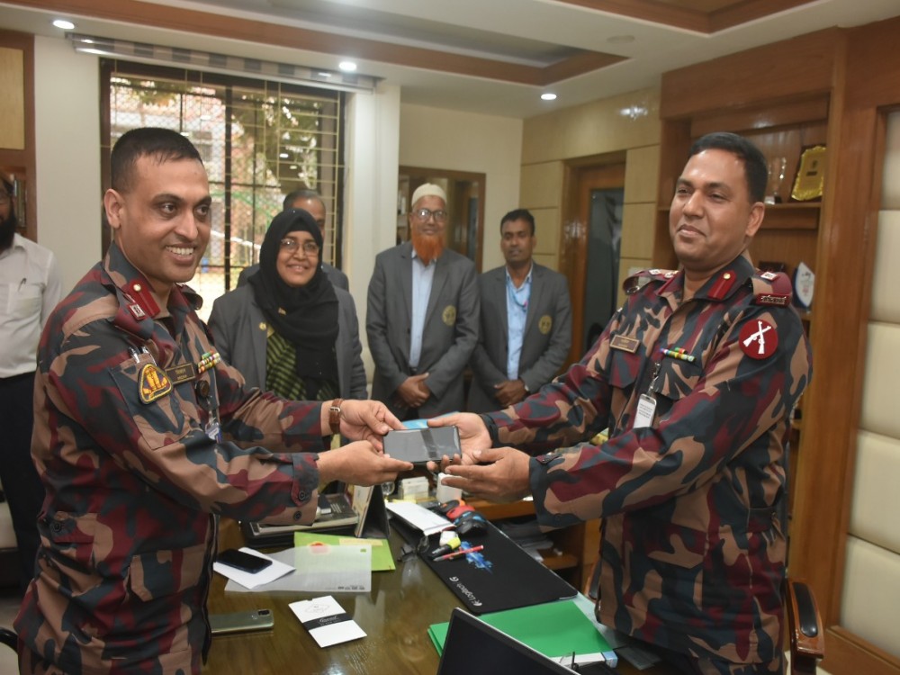 প্রিন্সিপাল স্যারের দায়িত্ব গ্রহণ