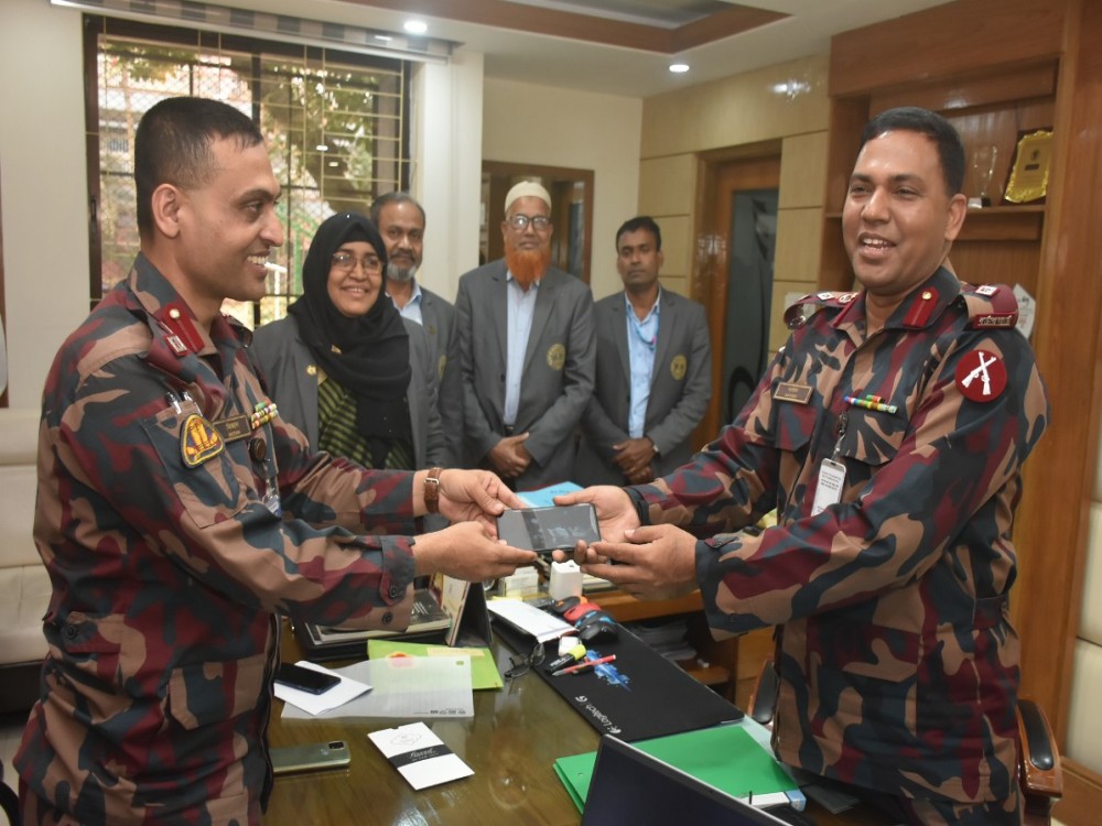 প্রিন্সিপাল স্যারের দায়িত্ব গ্রহণ