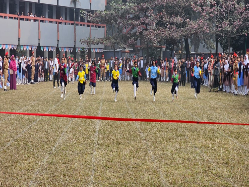 আন্তঃহাউস বার্ষিক ক্রীড়া প্রতিযোগিতার শুভ উদ্বোধন