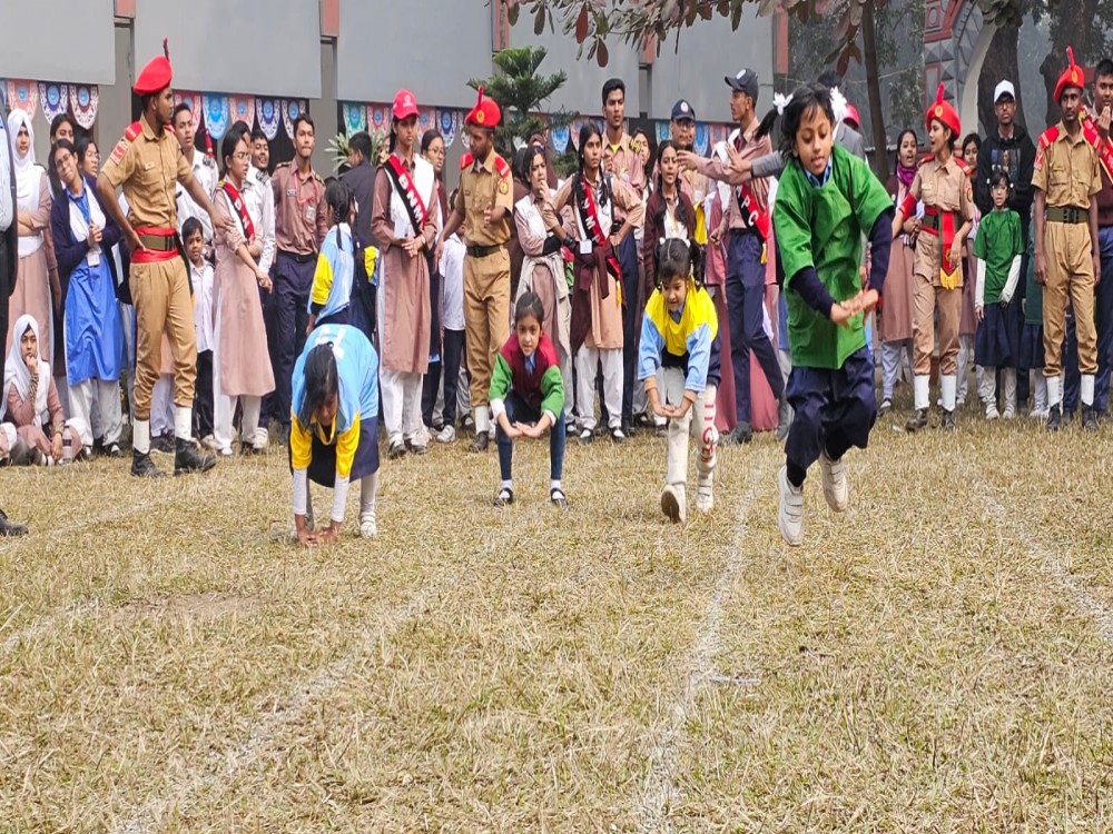 আন্তঃহাউস বার্ষিক ক্রীড়া প্রতিযোগিতার শুভ উদ্বোধন