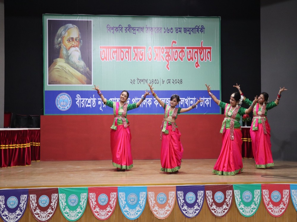 বিশ্বকবি রবীন্দ্রনাথ ঠাকুরের ১৬৩ তম জন্মবার্ষিকী উদযাপন