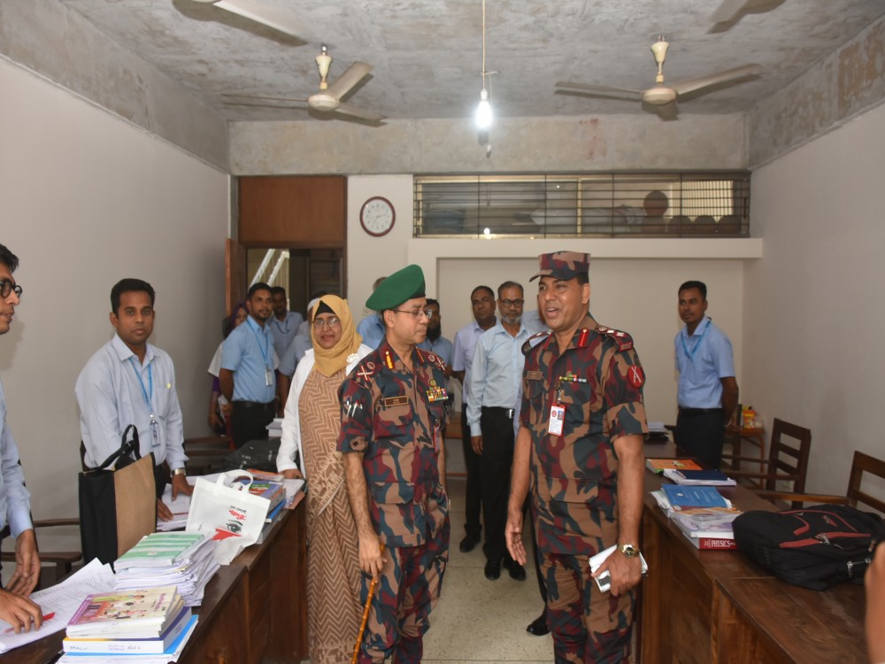 নতুন এডিজি স্যারের পরিদর্শন