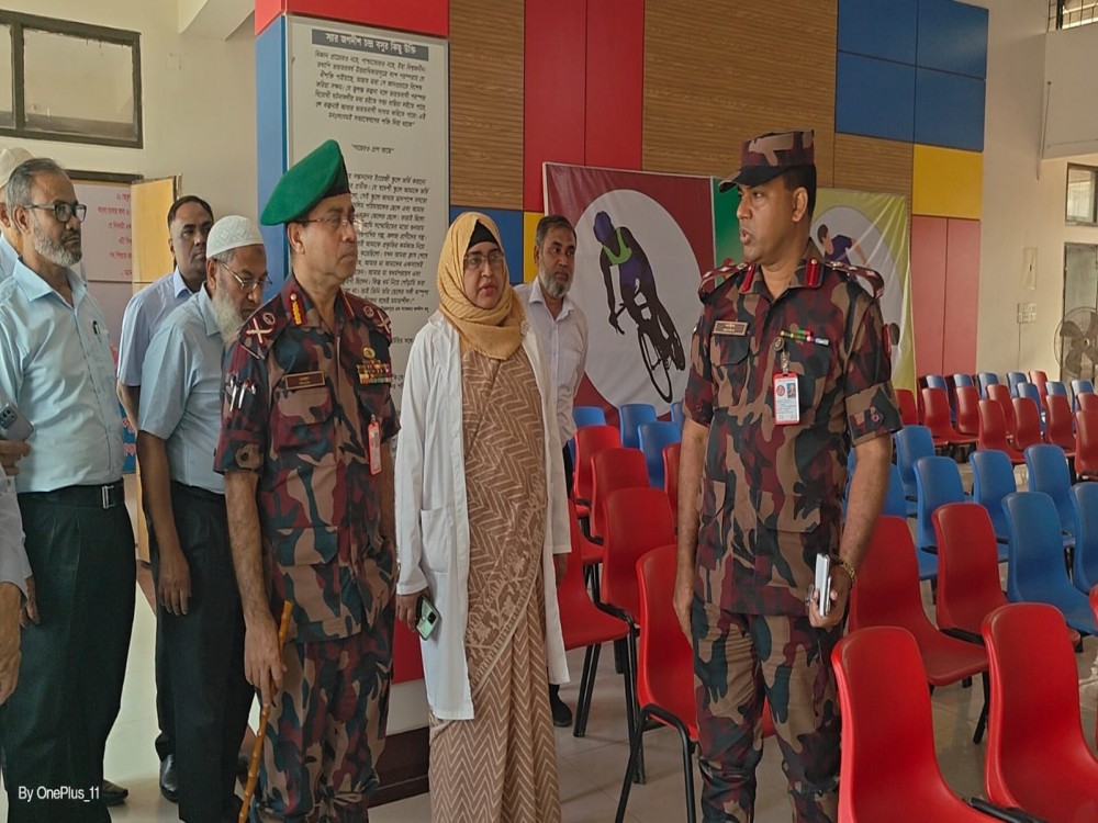 নতুন এডিজি স্যারের পরিদর্শন