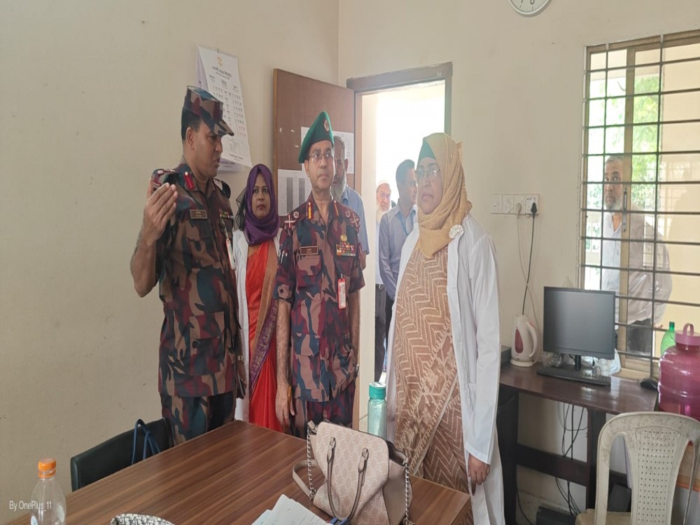 নতুন এডিজি স্যারের পরিদর্শন