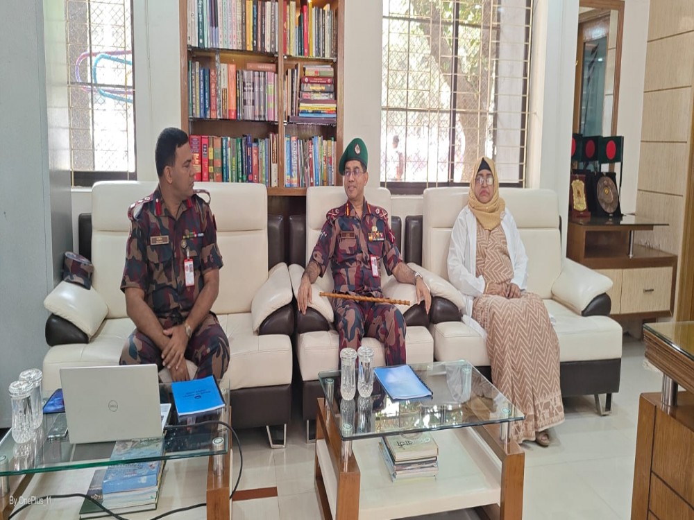 নতুন এডিজি স্যারের পরিদর্শন