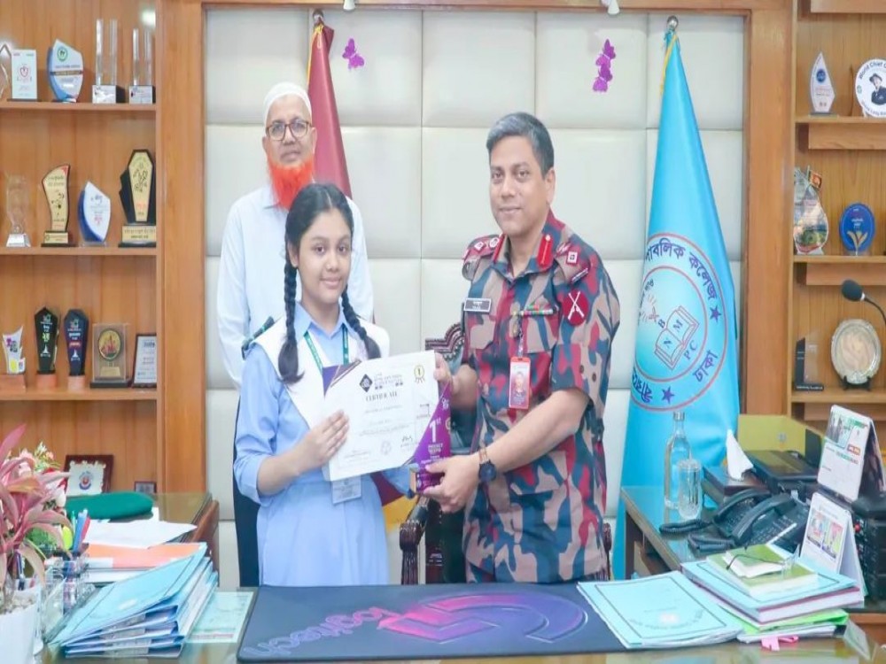 জুনিয়র ক্যাটাগরিতে চ্যাম্পিয়ন হওয়ার অসাধারণ কৃতিত্ব অর্জন