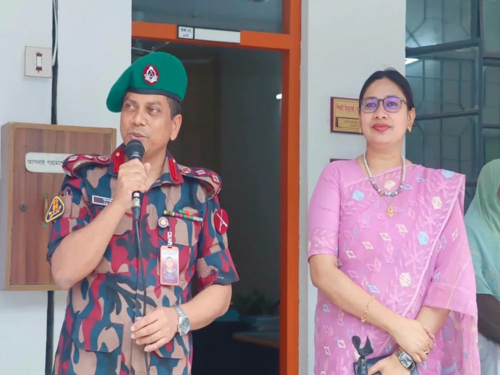 অতিরিক্ত জেলা প্রশাসক (শিক্ষা ও আইসিটি) এর প্রতিষ্ঠান পরিদর্শন।