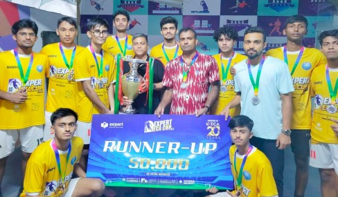 ফুটবল প্রতিযোগিতা-২০২৬ এ রানার আপ হওয়ার গৌরব অর্জন।
